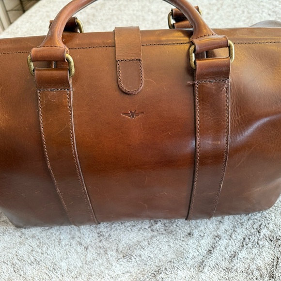 Satchel & Page Gladstone Leather Travel/Weekender Bag - Picture 15 of 17